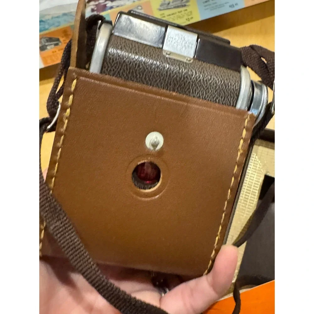 Vintage Kodak Duaflex IV Flash Outfit Camera Kodet Lens Original Box Manual Case